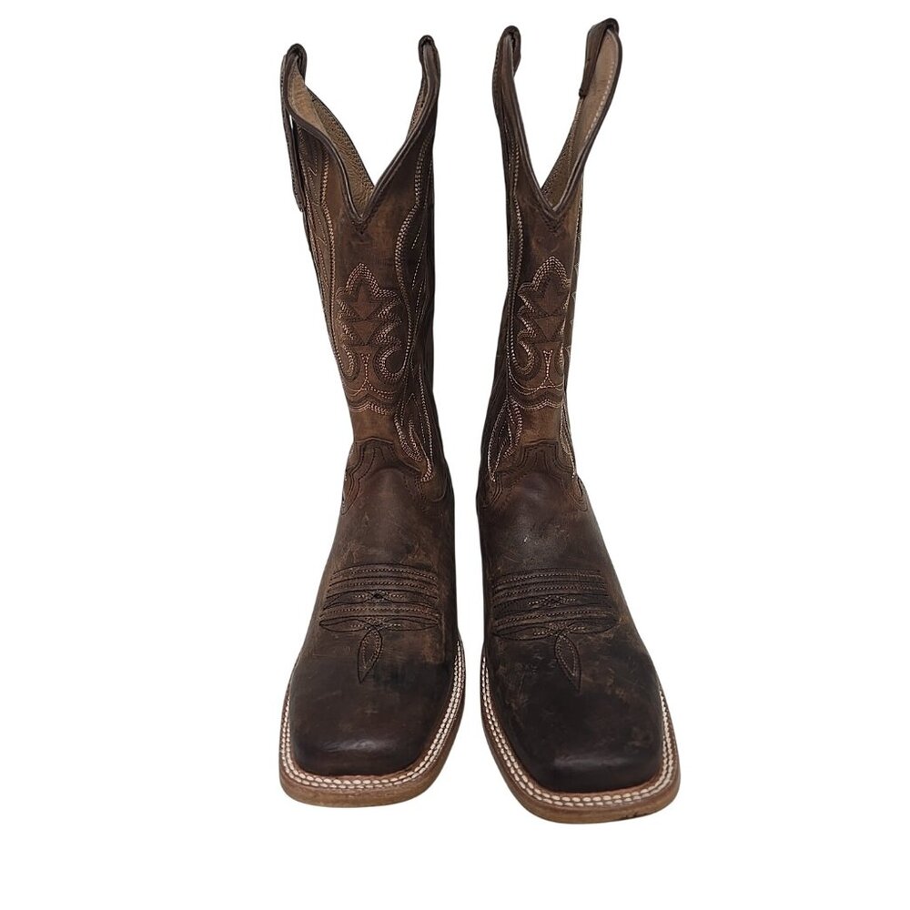 Durango Men's DDB0410 13" Arena Pro Square Toe Western Boot Brown Size 9.5M - Picture 6 of 7